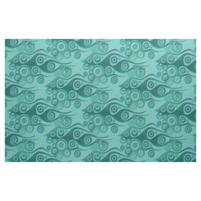 Tattoo flames & circles mönster + din backgr. tyg (Fat Quarter)