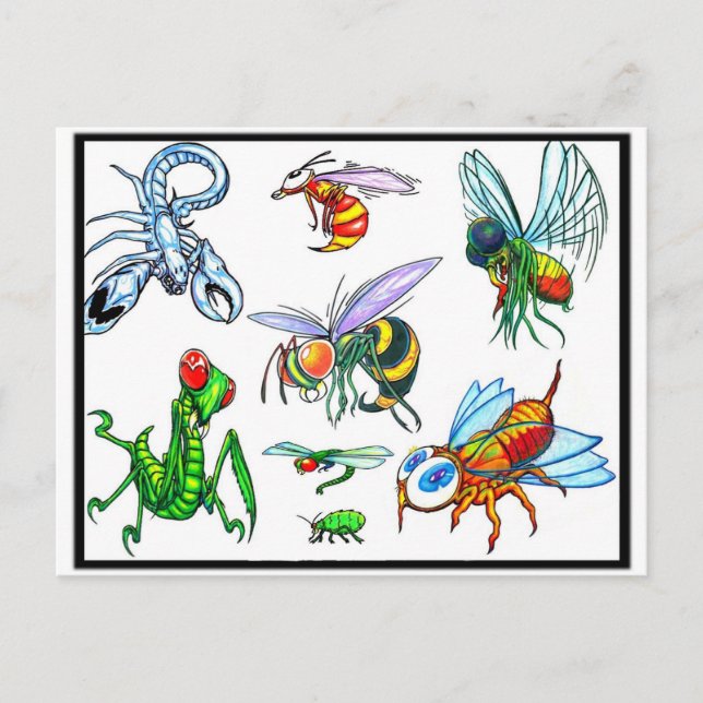 Tattoo Flash-vykort Vykort (Framsida)