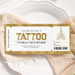 Tattoo Get Inked Guld Gift Biljett Voucher Inbjudningar<br><div class="desc">Tatto Get Inked Guld Gift Biljett Voucher-inbjudan. Tattovektor Designad av dgim-studio/Freepik.</div>