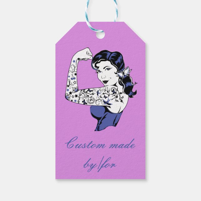 Tattoo Girl Arm Up Thunder_Cove Presentetikett (Baksidan)