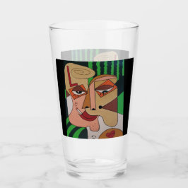 Tattoo Guy Glass Tumbler Glaskopp