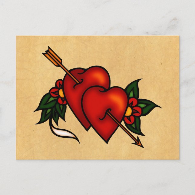 Tattoo Hearners with Pilar Vykort (Framsida)