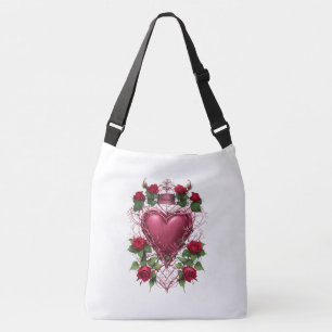Tattoo Heart med Thorns Kor Body Bag Axelväska
