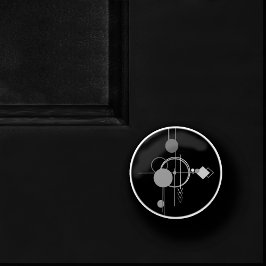 Tattoo Modern Art Deco | Minimering av svartvitt o Knopp