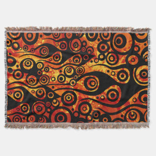 Tattoo Mönster ART - flamma och cirklar + din idé Mysfilt