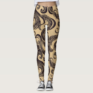 Tattoo mönster leggings