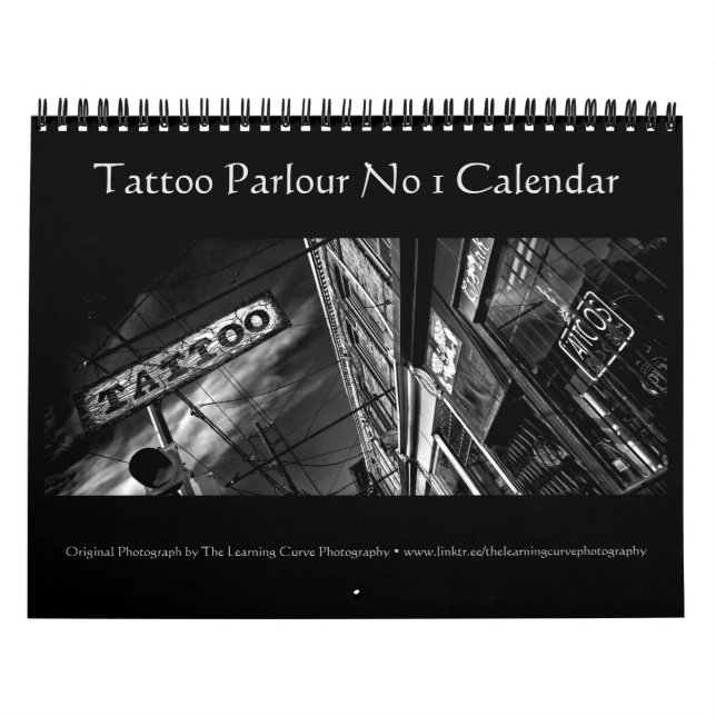Tattoo Parlour No 1 Kalender (Omslag)