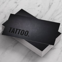 Tattoo Professionell Black Bold Minimalist