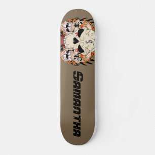 Tattoo Skull 8 Boll komp Skateboard