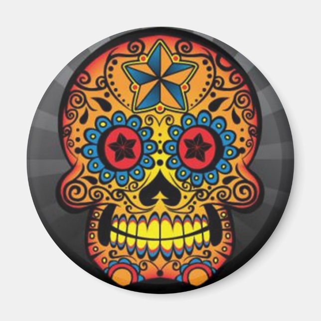 Tattoo Skull Magnet (Framsidan)