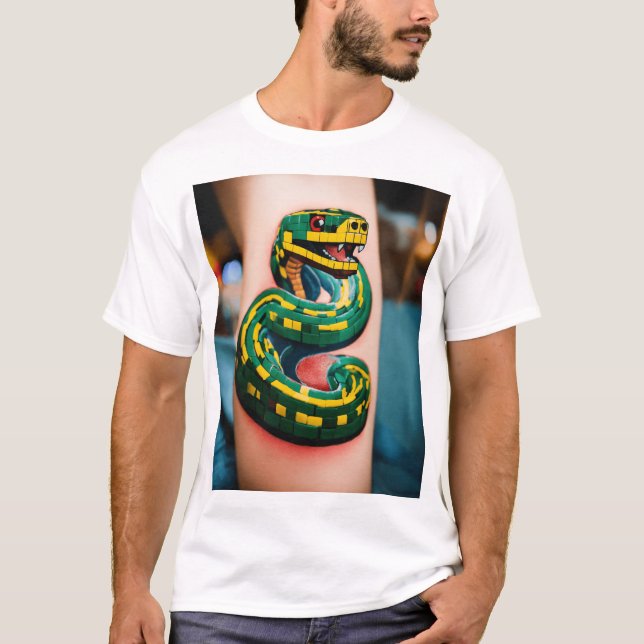 Tattoo Snake T-shirt (Framsida)