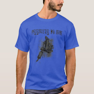 Tattoo som säger, Beroende till Bläck, Tatto Maski T Shirt