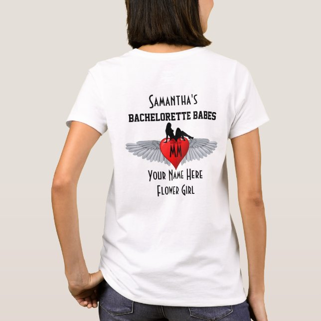 Tattoo stil bacheorette party tee (Baksida)