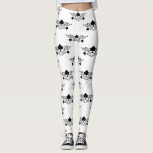 Tattoo-stil Black Spades Thunder_Cove Leggings