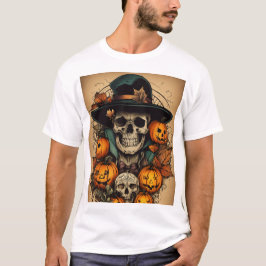Tattoo-Stil Halloween Art: Spooky & fet design T Shirt