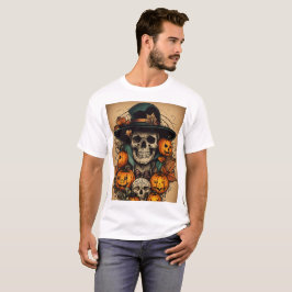 Tattoo-Stil Halloween Art: Spooky & fet design T Shirt