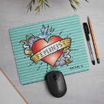 Tattoo Stil Heart Feminist på Aqua Musmatta<br><div class="desc">Tattoo Stil Heart Feminist på Aqua Mouse Pad - var redo till sten med denna tatuering med stil hjärtmusknapp. Stil upp hemmet eller bara plocka ett som en gåva till den fantastisk vän,  familjemedlem eller medarbetare i ditt liv. Anpassa texten till din belåtenhet och glöm inte sten på folk!</div>