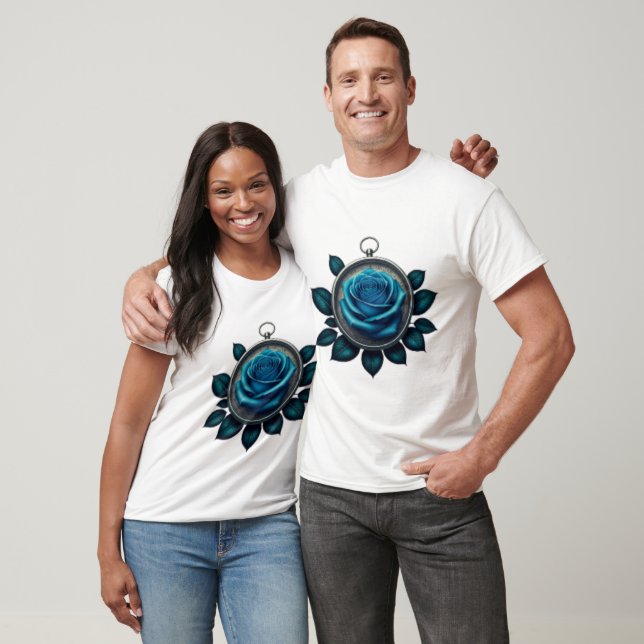 Tattoo-Stil Ro Compass T-Shirt - Symbol för Kärlek (Unisex)