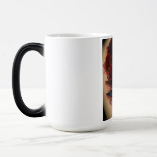 Tattoo stil ro-kompass - vacker frammaning magisk mugg