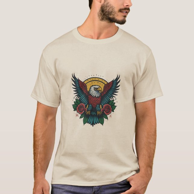 Tattoo stil t shirt (Framsida)