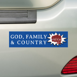 Tattoo US Flagga Fist Bump GOD FAMILY LAND Bildekal