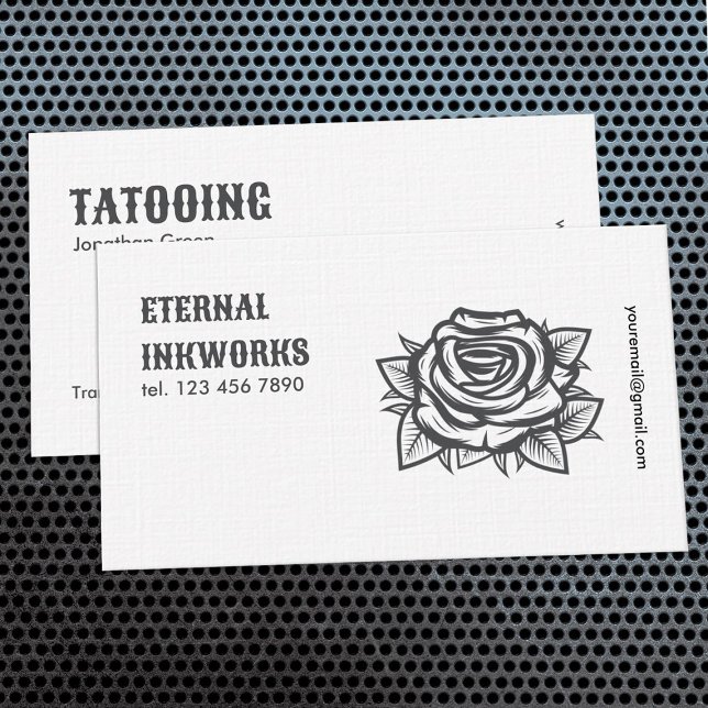 Tattoo Visitkort (Tattoo Studio Business Cards)