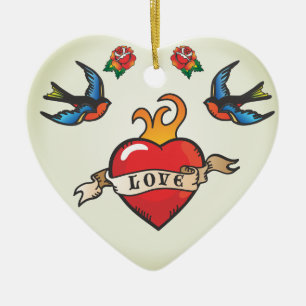 Tattoo Wedding Favors Ornament