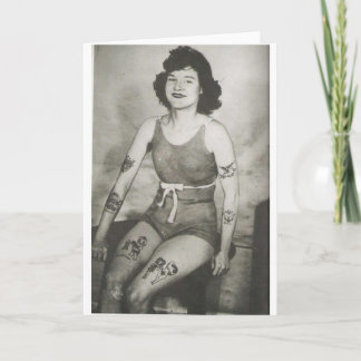 Tattooed Bathing Beauty Kort