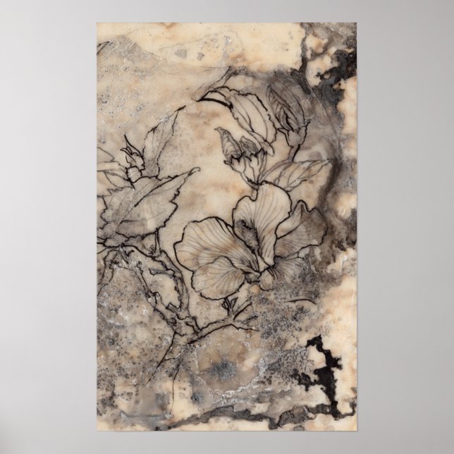 Tattooed Blommigt I Poster (Framsidan)