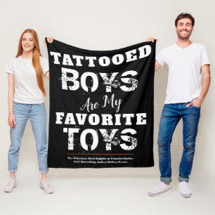 Tattooed Boys är min favorit Leksaker Blanket Fleecefilt