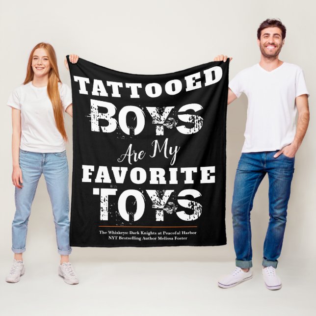 Tattooed Boys är min favorit Leksaker Blanket Fleecefilt (På plats)
