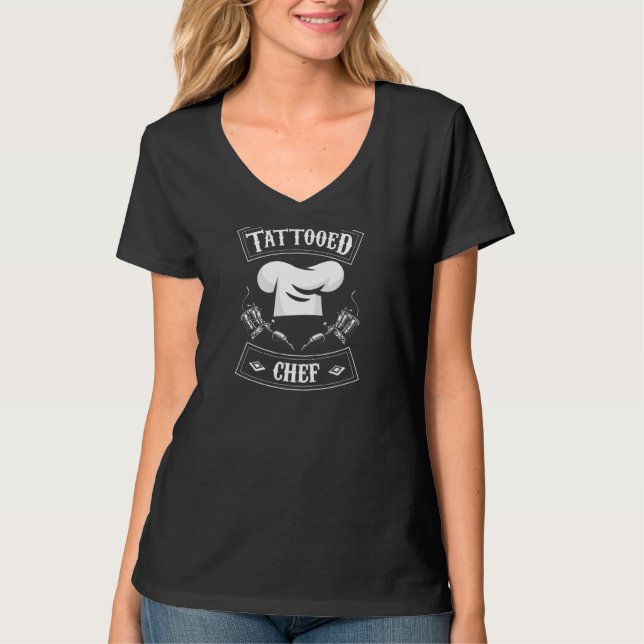 Tattooed Chef T Shirt (Framsida)