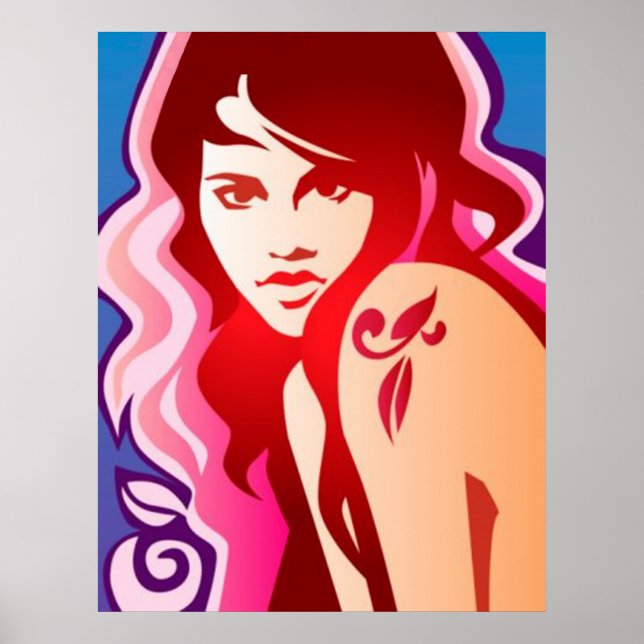 Tattooed Girl - Poster (Framsidan)
