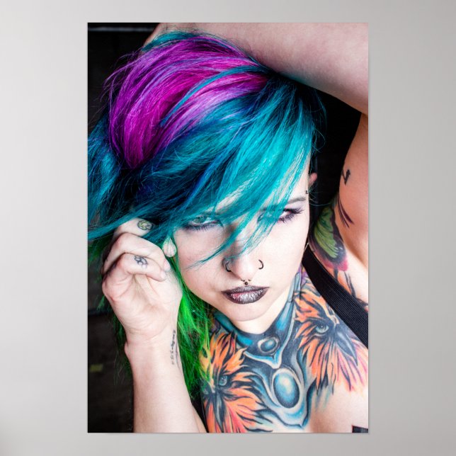 Tattooed Model - Ashley Lynn Poster (Framsidan)