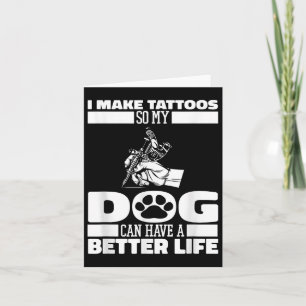 Tattooist Hund Tattoos Tattooer - Tattoartist Kort