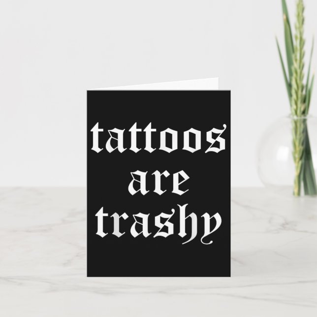 Tattoos är Trashy Manar Women Kort (Framsida)