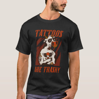 Tattoos är Trashy Tattoos Goat Animals Tattooed T T Shirt