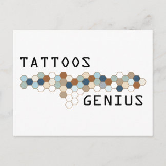 Tattoos Genius Vykort