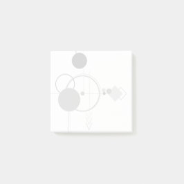 Tattoos Modern Art Deco | Monokrom minimalism Post-it Block