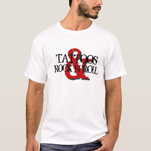 Tattoos & Rock N Roll Tee (Framsida)
