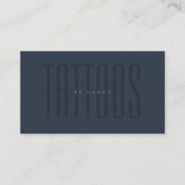 Tattoos Tattoo Artist Minimalist Visitkort