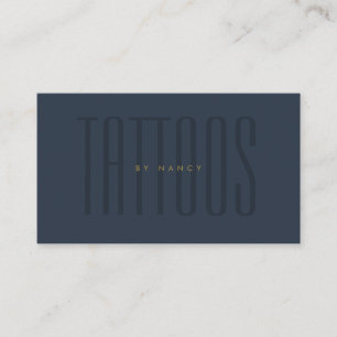 Tattoos Tattoo Artist Minimalist Visitkort