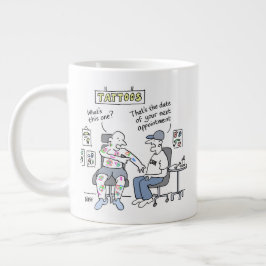 Tattoos Theme Funny Tattooist Jumbo Mugg