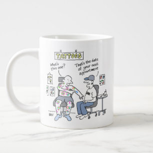 Tattoos Theme Funny Tattooist Jumbo Mugg