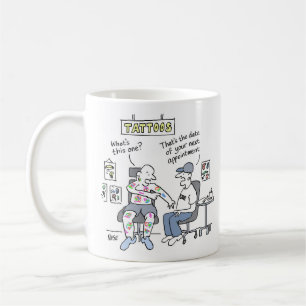 Tattoos Theme Funny Tattooists Kaffemugg