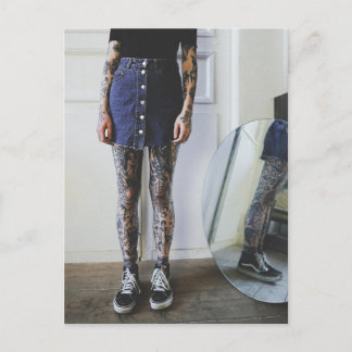 Tattos vykort för ljusfoto