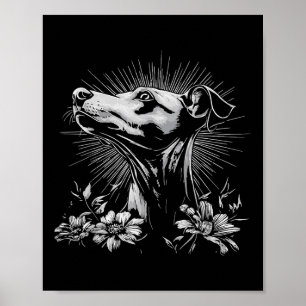 Tattot för Hund älskare Retro Stil _1 Poster
