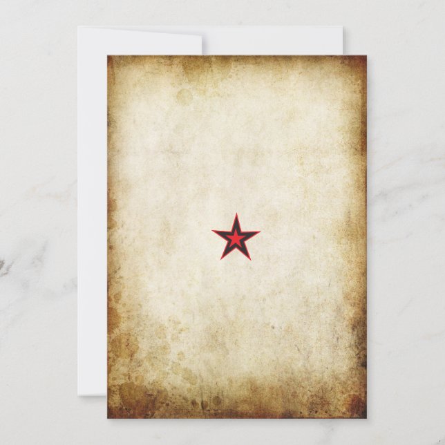 Tattotema för sötat barn Ro Inbjudningar (Framsida)