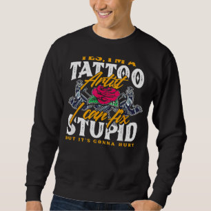 Tattototooing Tribal Symbol Artist Lång Ärmad Tröja