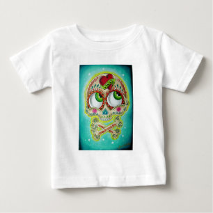 Tatuerad sockerskalle t shirt